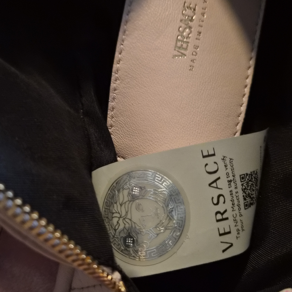 100% Authentic Versace Quilted White Belt Bag - Picture 3 of 6